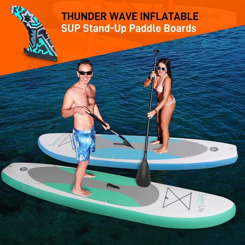 SereneLife Thunder Wave Water Fin for SUP Stand-Up Inflatable Paddle Boards