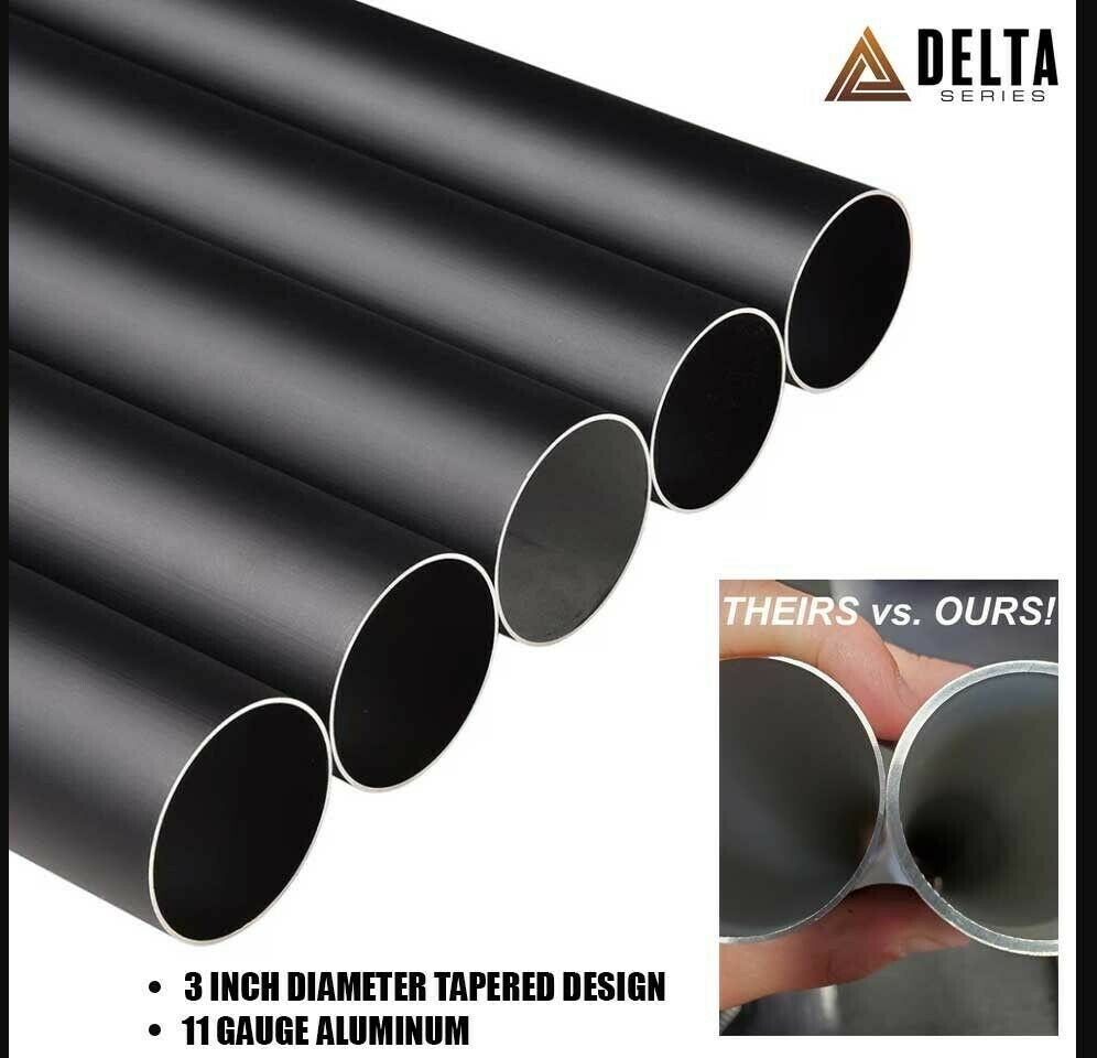 30' DELTA SECTIONAL FLAG POLE "FREEDOM EDITION" (BLACK)