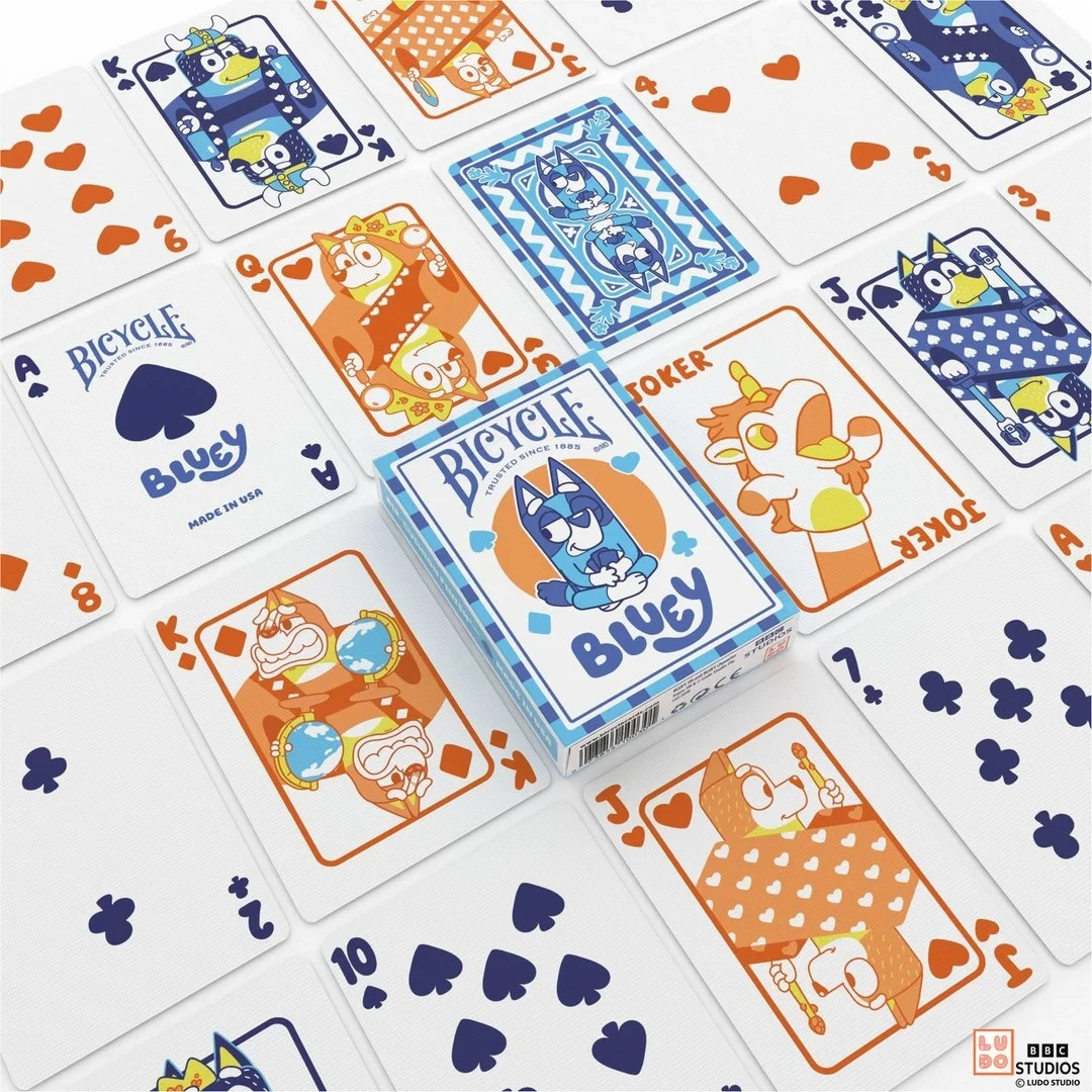 Bicycle Bluey playing cards