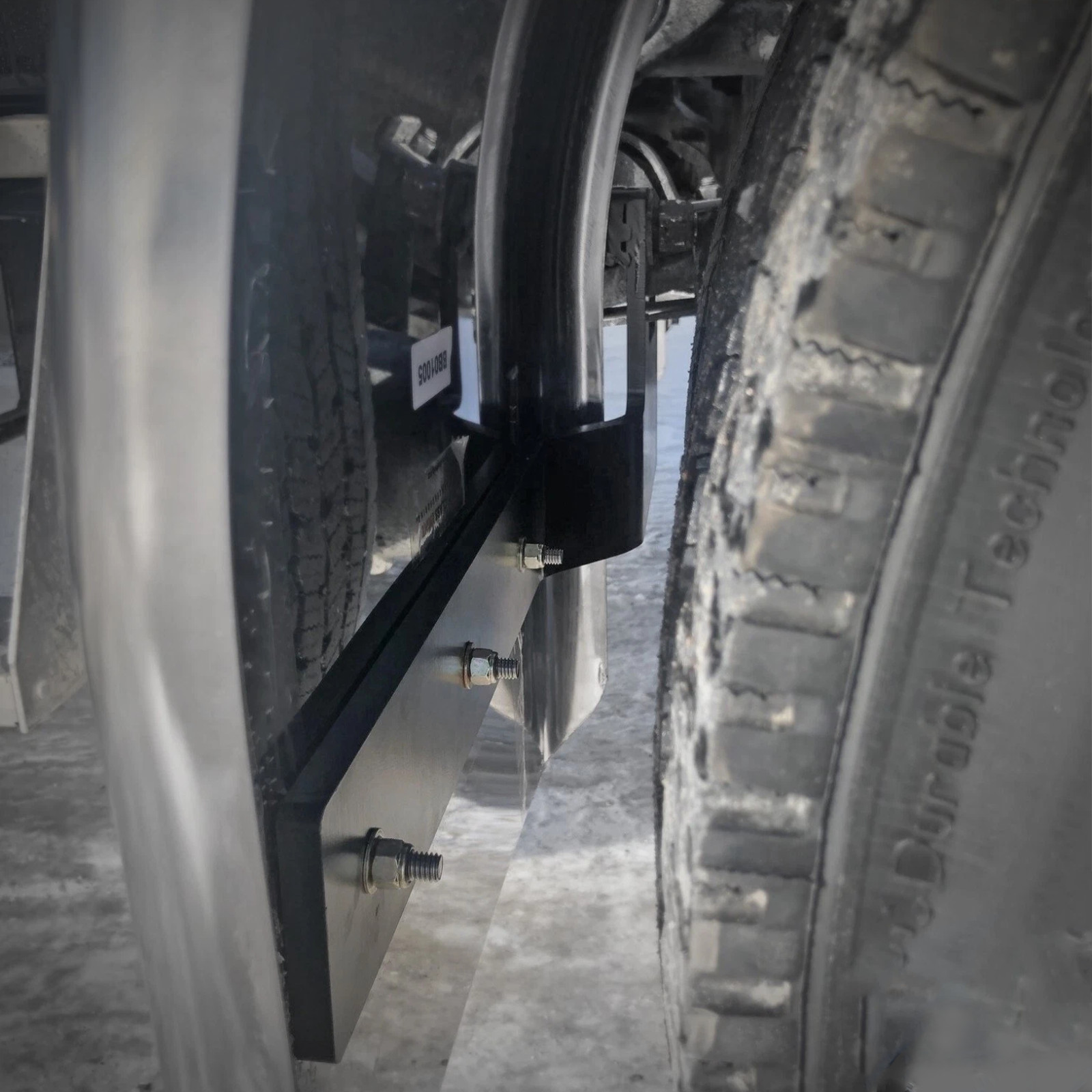 Shift Blind Mount Front Brackets Stainless Half Fenders Peterbilt Low Air Leaf