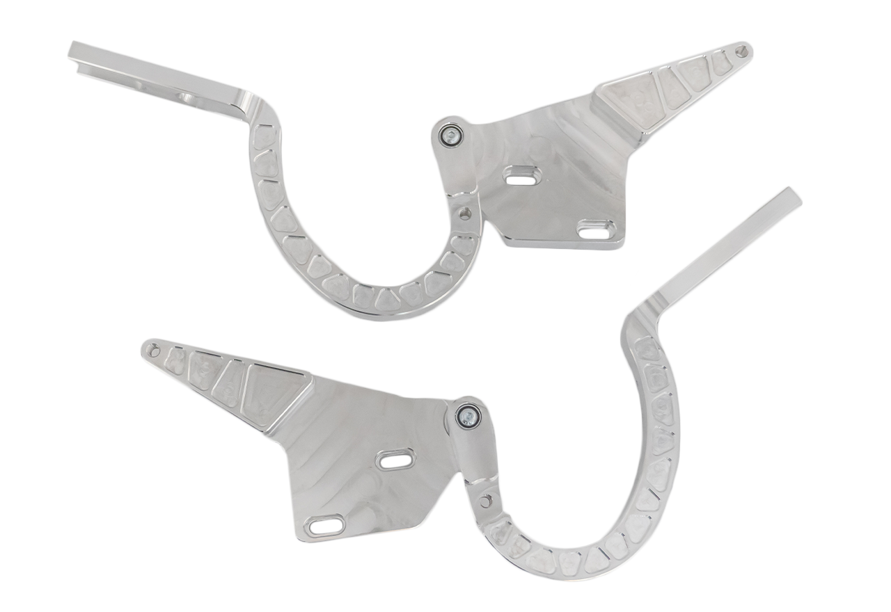 Chevy Nova Trunk Hinges 1968 - 1974 Billet Adjustable Aluminum Gas Struts USA