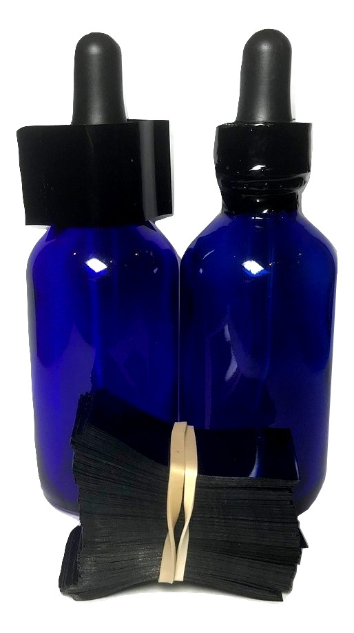 Black 45x23 Heat Shrink Neck Wrap Band Liquid Bottle Tamper Seal [250 Pack]