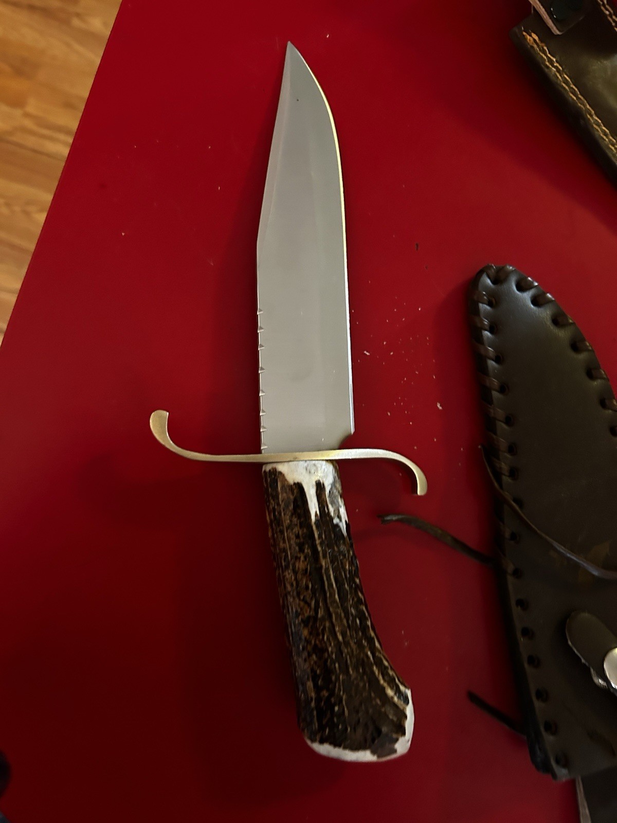 two Knife Finger Guard Bolster Dagger Bowie KNIFE Making For Large Blades