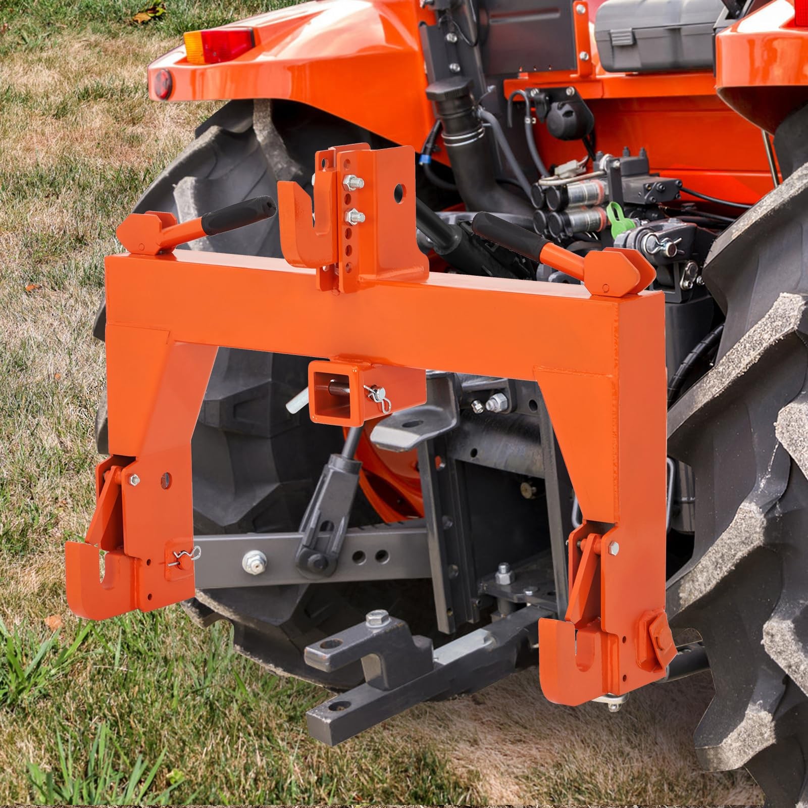 3000lb 3 Point Quick Hitch Adapter Attach For Category 1 & 2 Cat 1 Cat2 Tractor