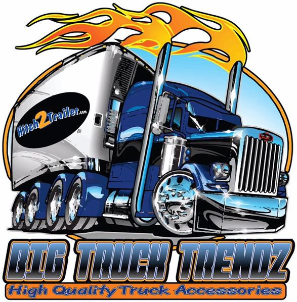 Chrome Tractor Trailer Air Brake Valve Knobs - Blue, Red, Silver, Black Set UPI