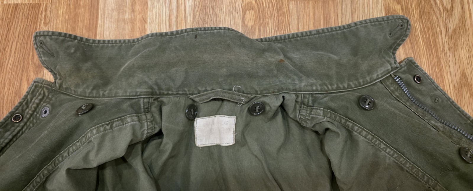 Vintage US Army M-51 Military Field Coat Jacket Korean War Vietnam Era Small Reg