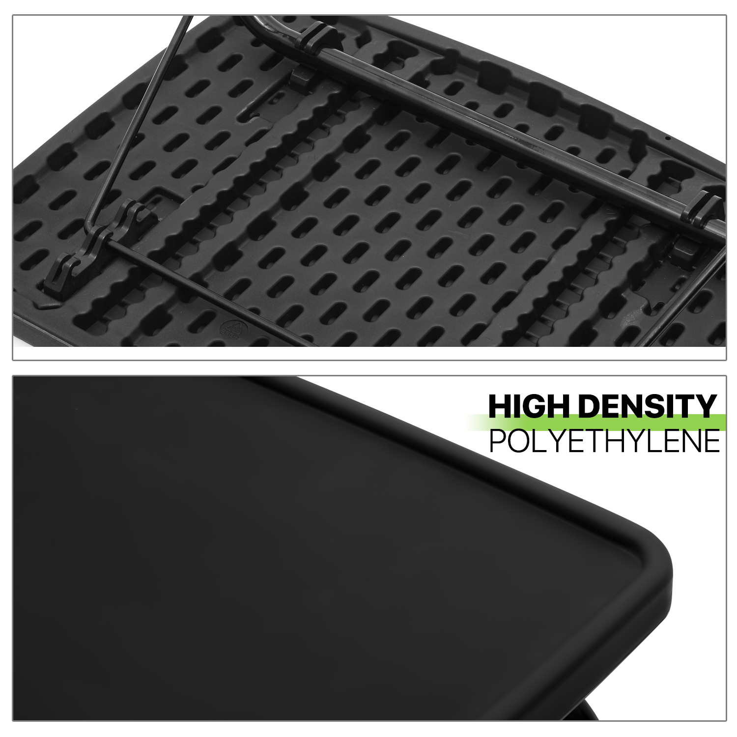 Black Folding Portable TV Tray Laptop Desk Adjustable Sofa Bed Side Dinner Table