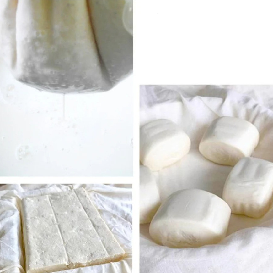 4pcs Cotton Steamer Cloth Set High-Density Reusable Kitchen Filter Gauze - NEW