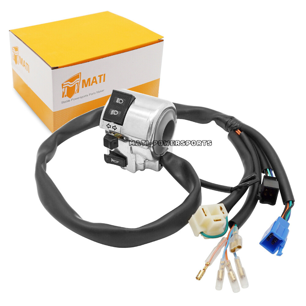 Left Control Turn Signal Switch Headlight for Honda VTX1300C VTX1300 2004-2009