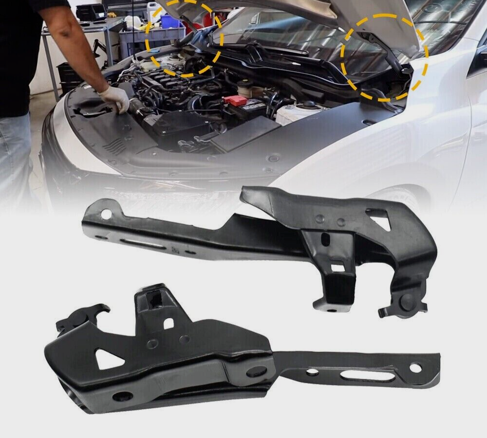 Hood Hinge Left Driver & Right Passenger Side For 2016-2021 Honda Civic