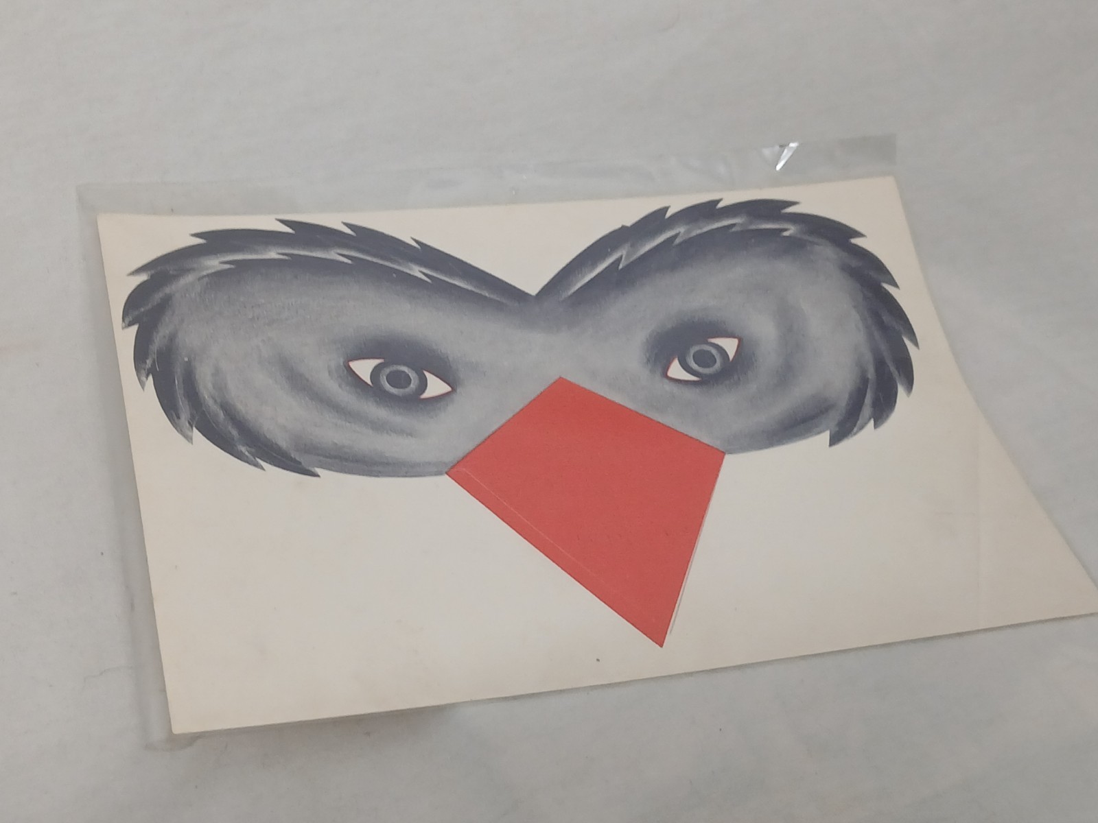 Vintage 1963 Alfred Hitchcock's THE BIRDS Movie Promotional Paper Mask NOS RARE