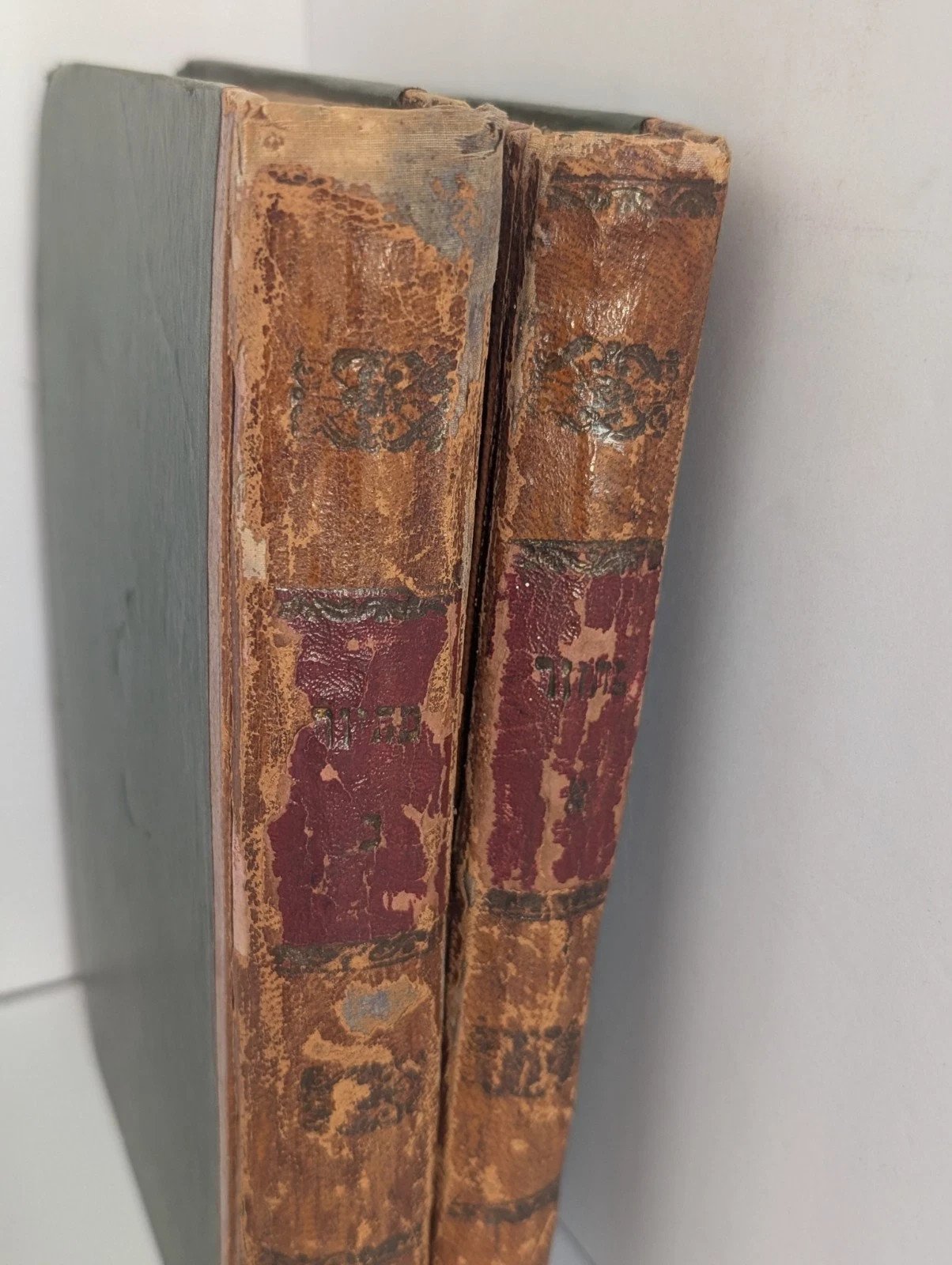 Antique Hebrew Judaica Book Lot Vienna Petrokov 19th C Prayer Books