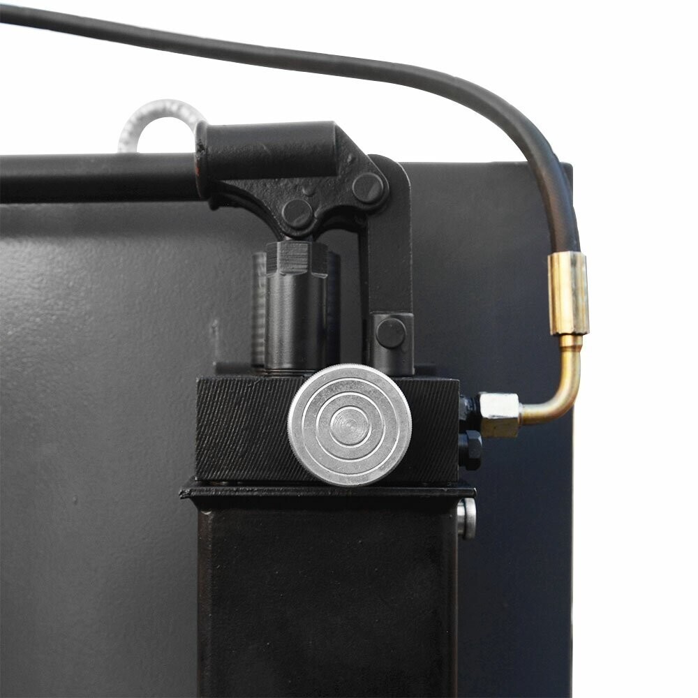 C-Frame 16 Ton Hydraulic Press 7-7/8" Stroke 2-Speed Hand Pump with Gauge