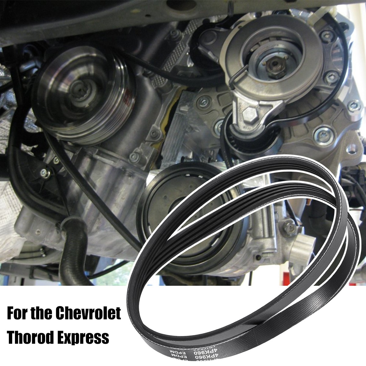 NEW 90K-38159 A/C Drive Belt Tensioner Kit For Chevy Silverado GMC Cadillac