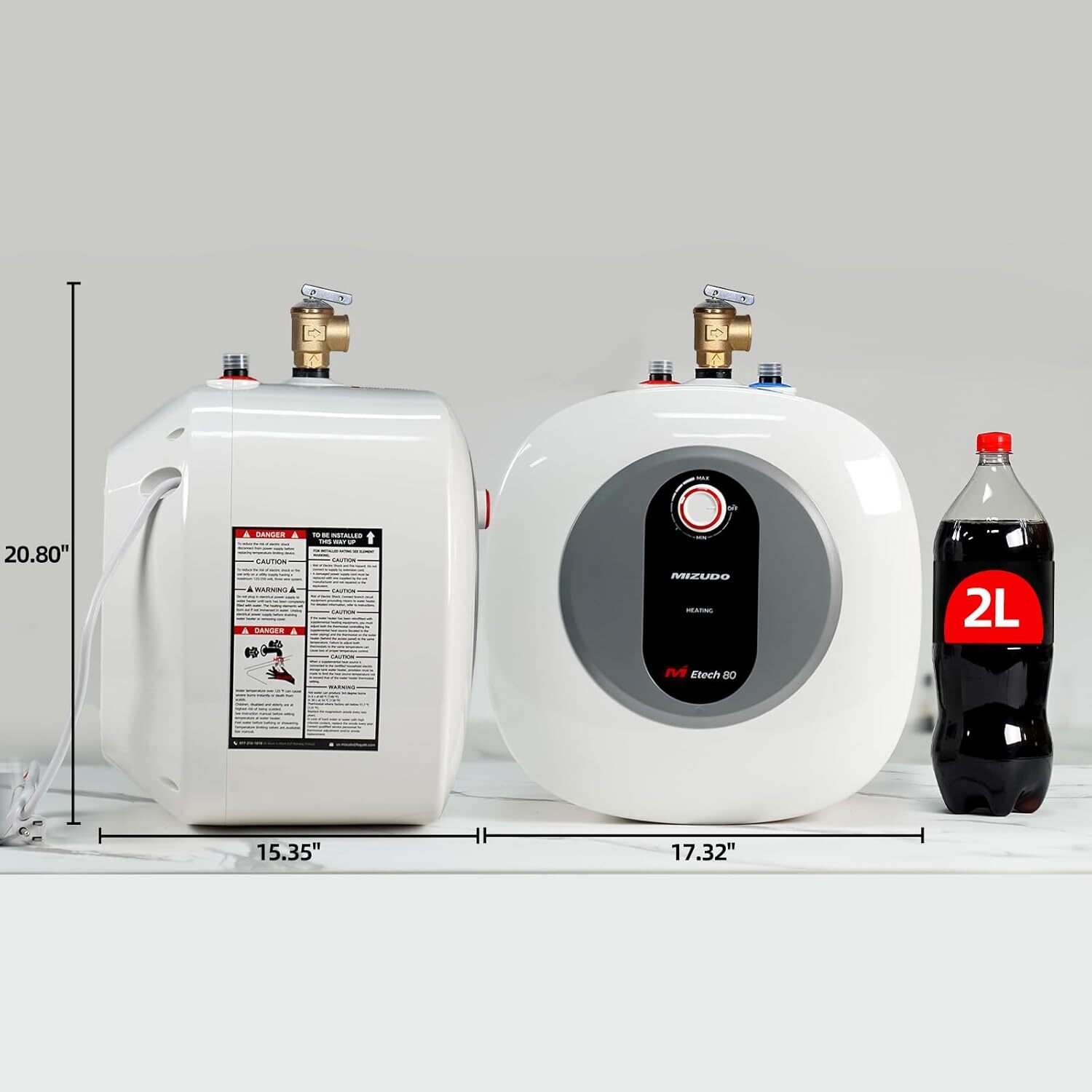 【99% NEW】8 Gallon Electric Mini-Tank Water Heater Shower Compact Storage 1440W