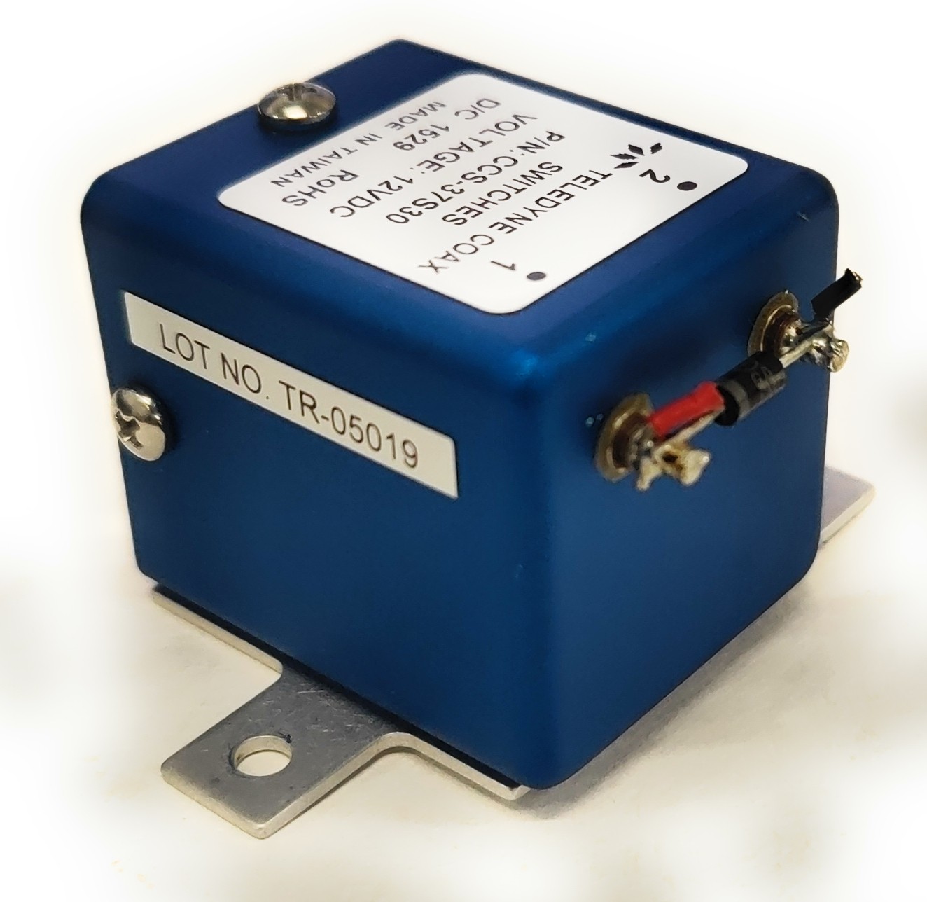 Teledyne RF Coaxial Switch Commercial DC-18GHz SMA Failsafe Transfer CCS-37S30