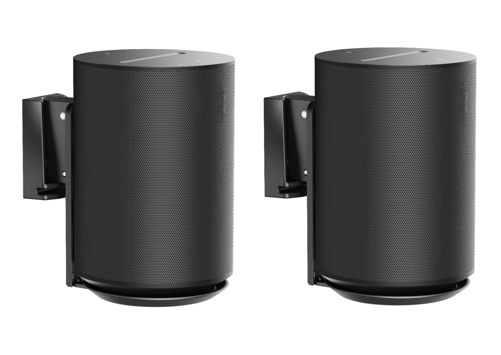 ynVISION Adjustable Wall Mounts Compatible with Sonos ERA 100 - Black - 2 Pack