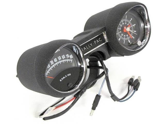 1964 1965 MUSTANG RALLY-PAC KIT 8 CYL W/ 8000 RPM "MUSTANG" TACH 64F-13508-MM