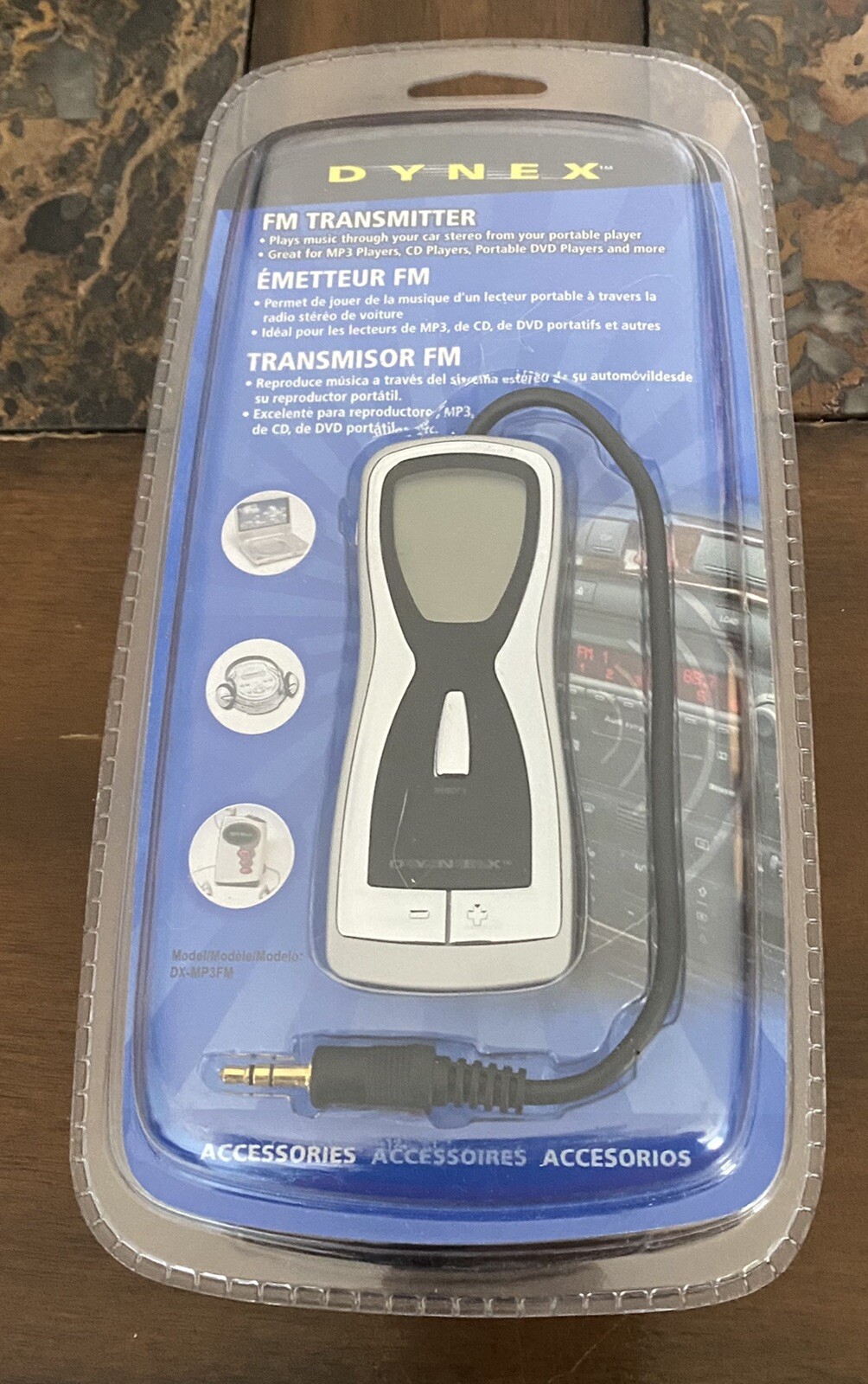Brand New Dynex DX-MP3FM FM Transmitter Play Music Through Your Car