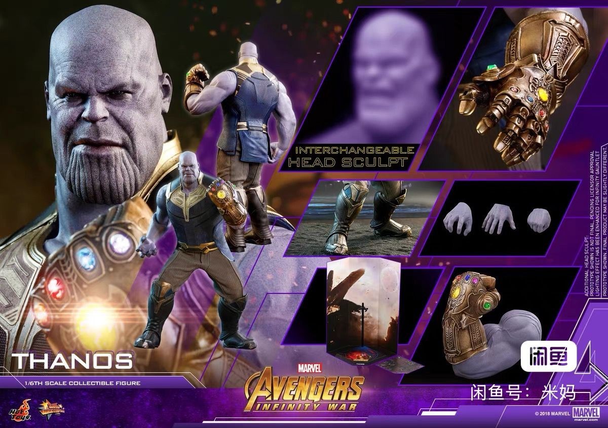 Hot Toys MMS479 Avengers 3 Infinity War Thanos  18''  1/6  Action Figure