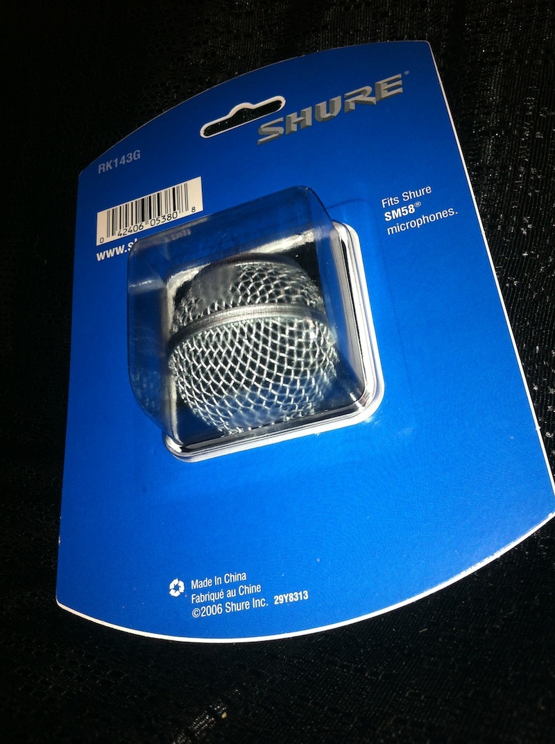 Free Shipping! Shure RK143G (Replacement Grille for SM58) Shure Mic Grill SM 58
