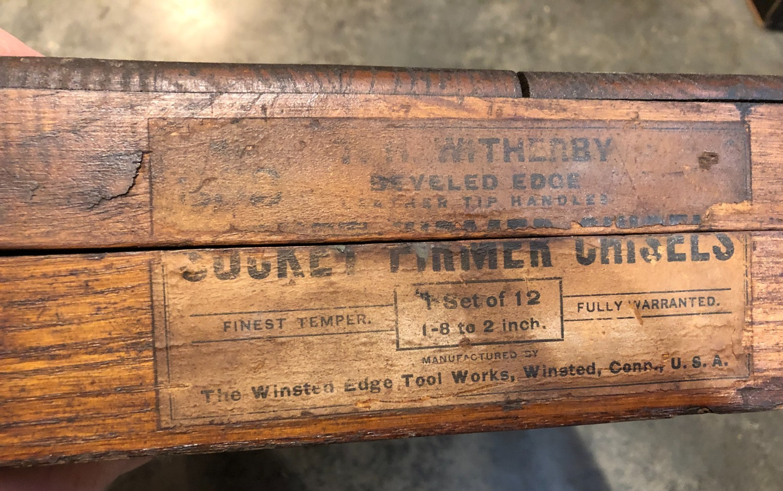 T.H. Witherby #882 12-Piece Set, Used, Free Shipping