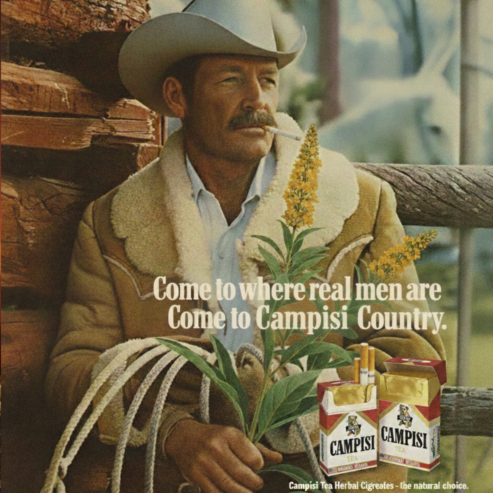 Campisi Original Mullein Tea, Nicotine Free, Tobacco Free, Cessation aid, detox