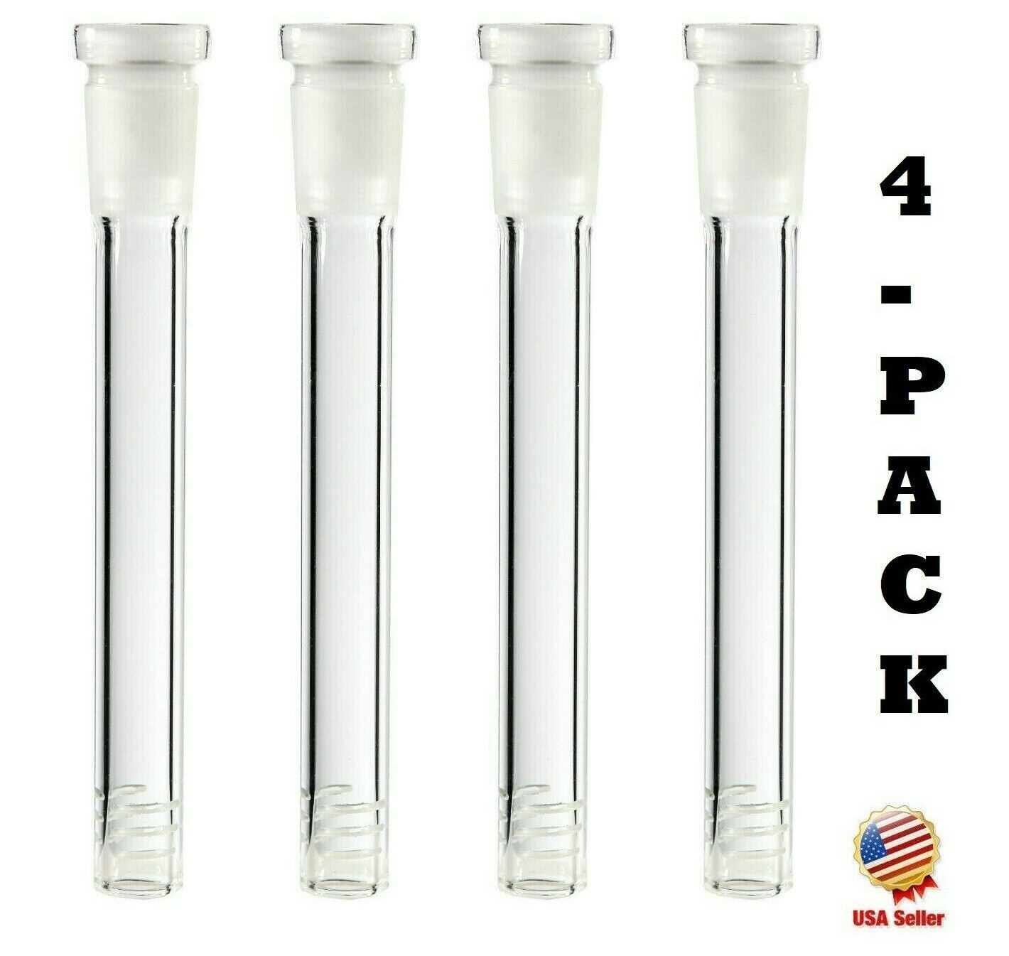 5inch x4Pack Hookah Water Filter Pipe Glass Bong Downstem fit for 8/9/10/12 Bong