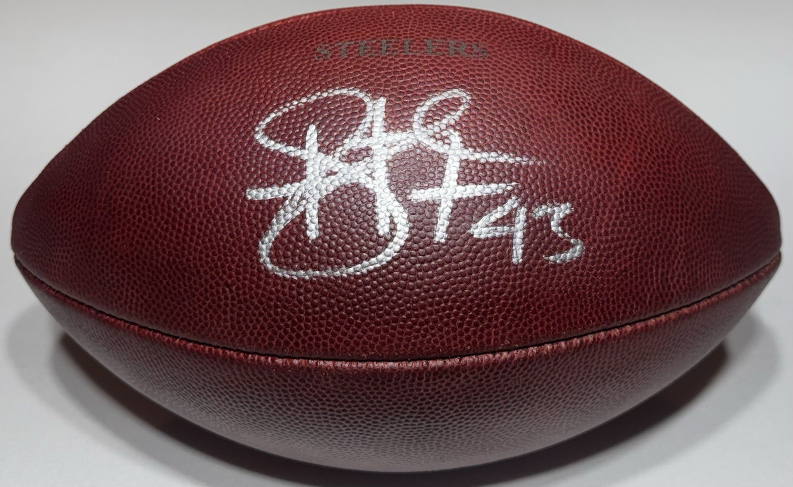 Pittsburgh Steelers Troy Polamalu Signed Autographed 2009 Game Used NFL Football