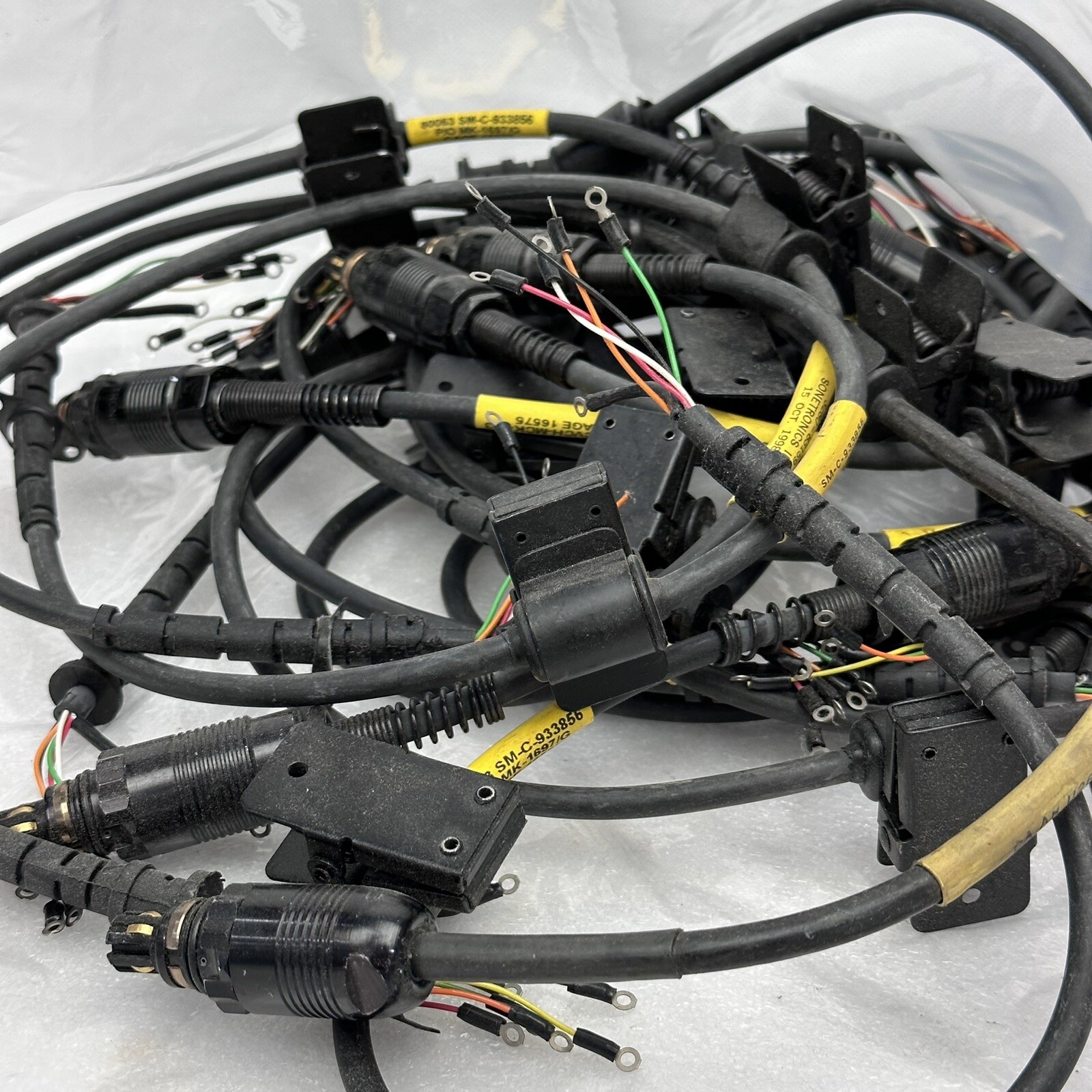 CVC Crewman Helmet Communication Cable w/ Male Bail-Out Military Radio Connector