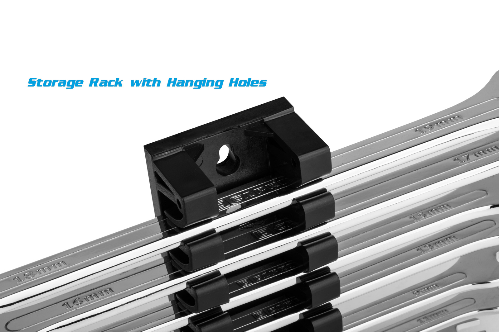 Capri Tools Super-Thin Open End Wrench Set, Metric, 6 to 19 mm, 7-Piece