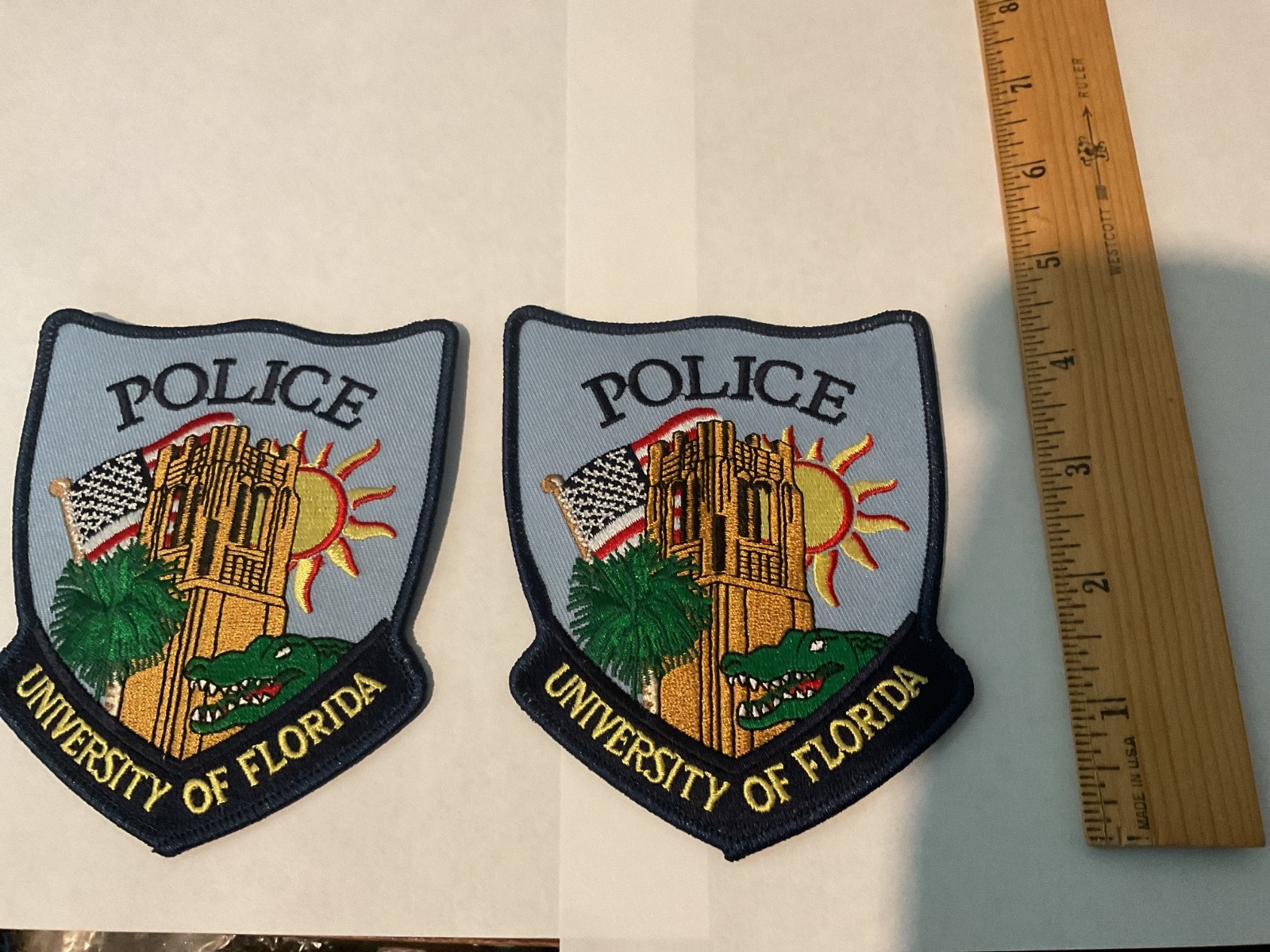 University Of Florida Police collectable patch Set new and full size
