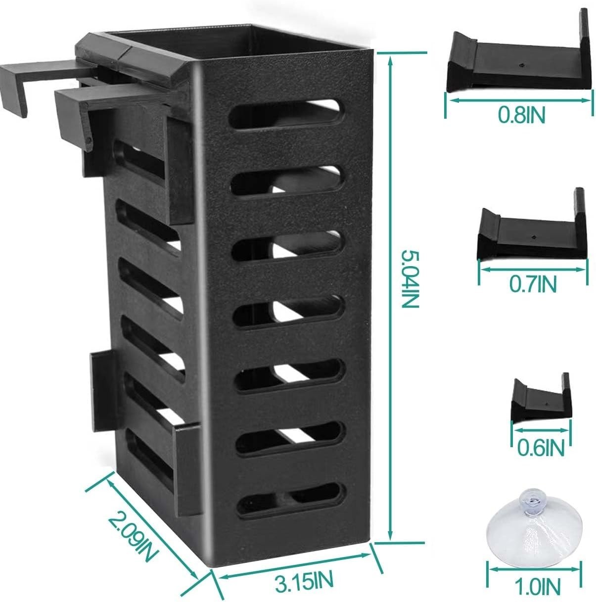 2 PCS Hanging Aquarium Planter Cups, Aquatic Holder, Aquarium Decorations - Fis