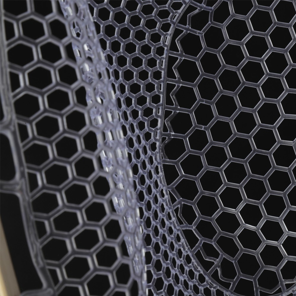 Fly Fishing Net Rubber Mesh Trout Landing Net Catch & Release Handmade Wood