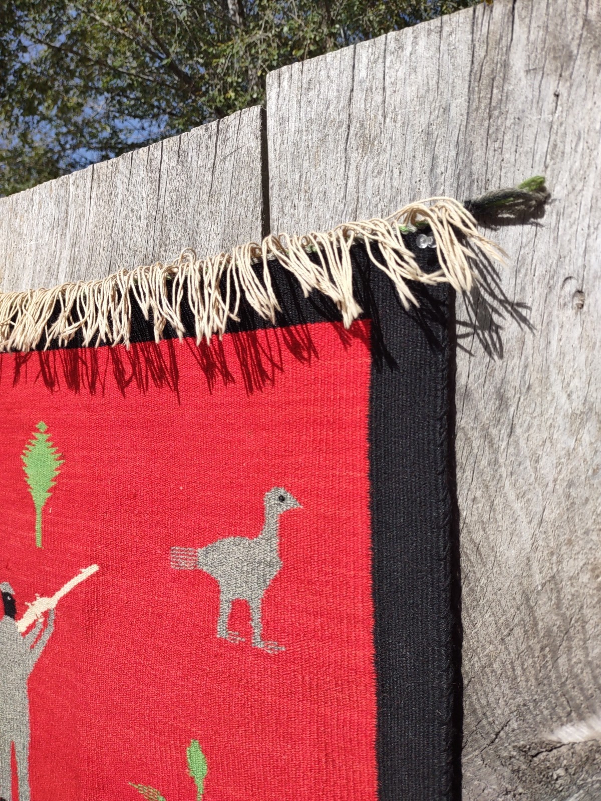 Navajo Rug Native American Indian Antique Germantown Throw Wall Hanging 1910