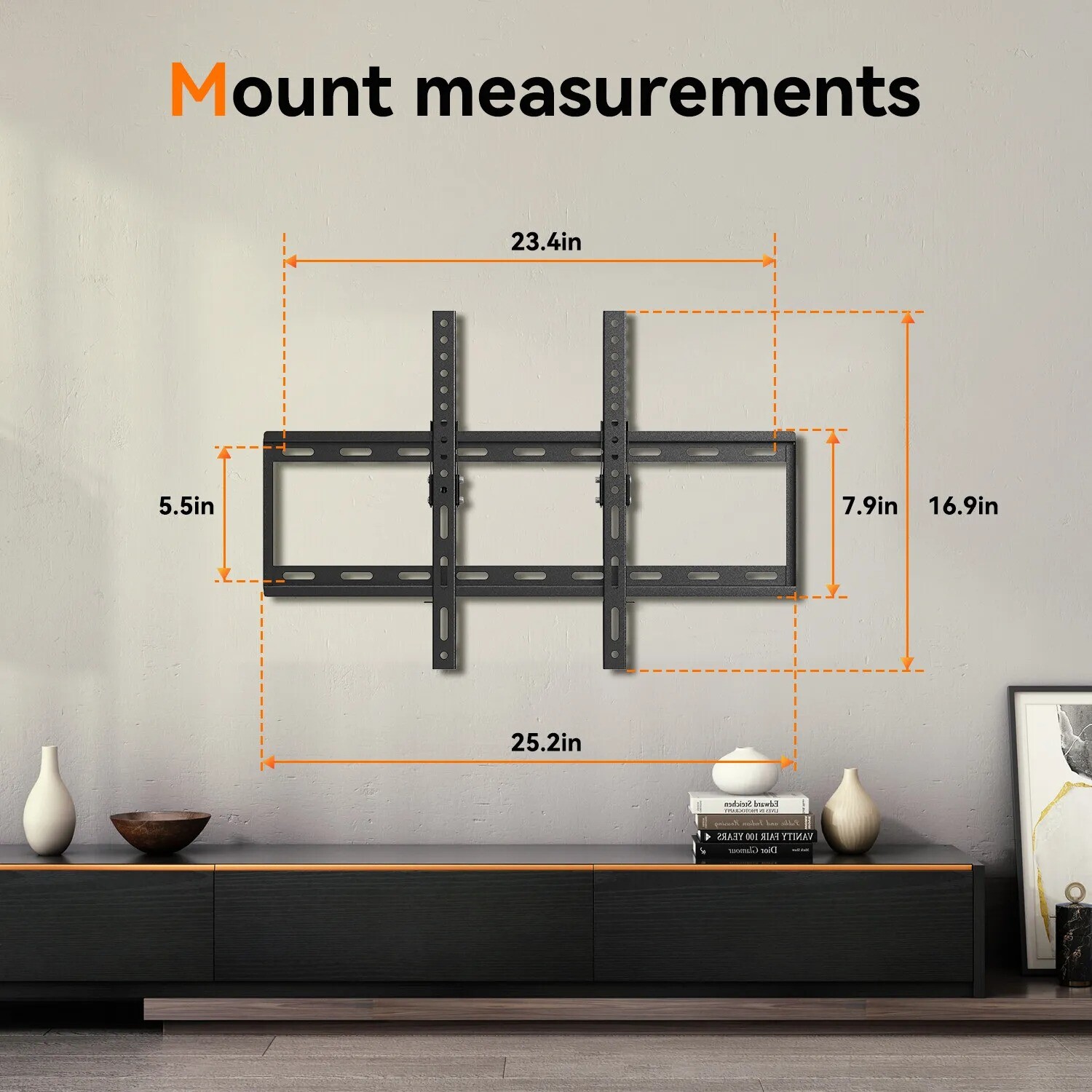 TV Wall Mount Bracket Tilt for 32 37 40 42 43 46 47 50 52 55 60 65 70inch Screen