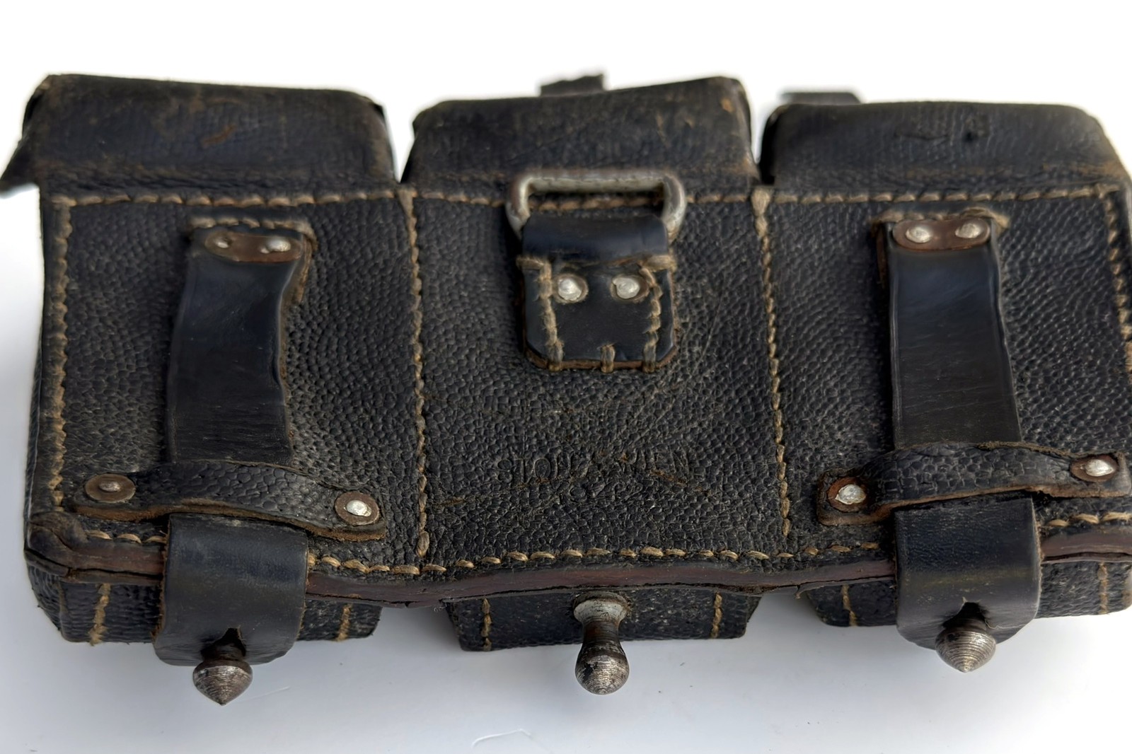 WWII German Ammo Pouch for 98k Mauser Rifle. Marked and Dated 1942