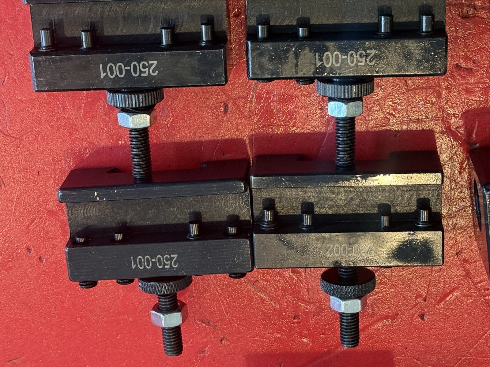 8 Piece OXA Tool Post Nos In Opened Box