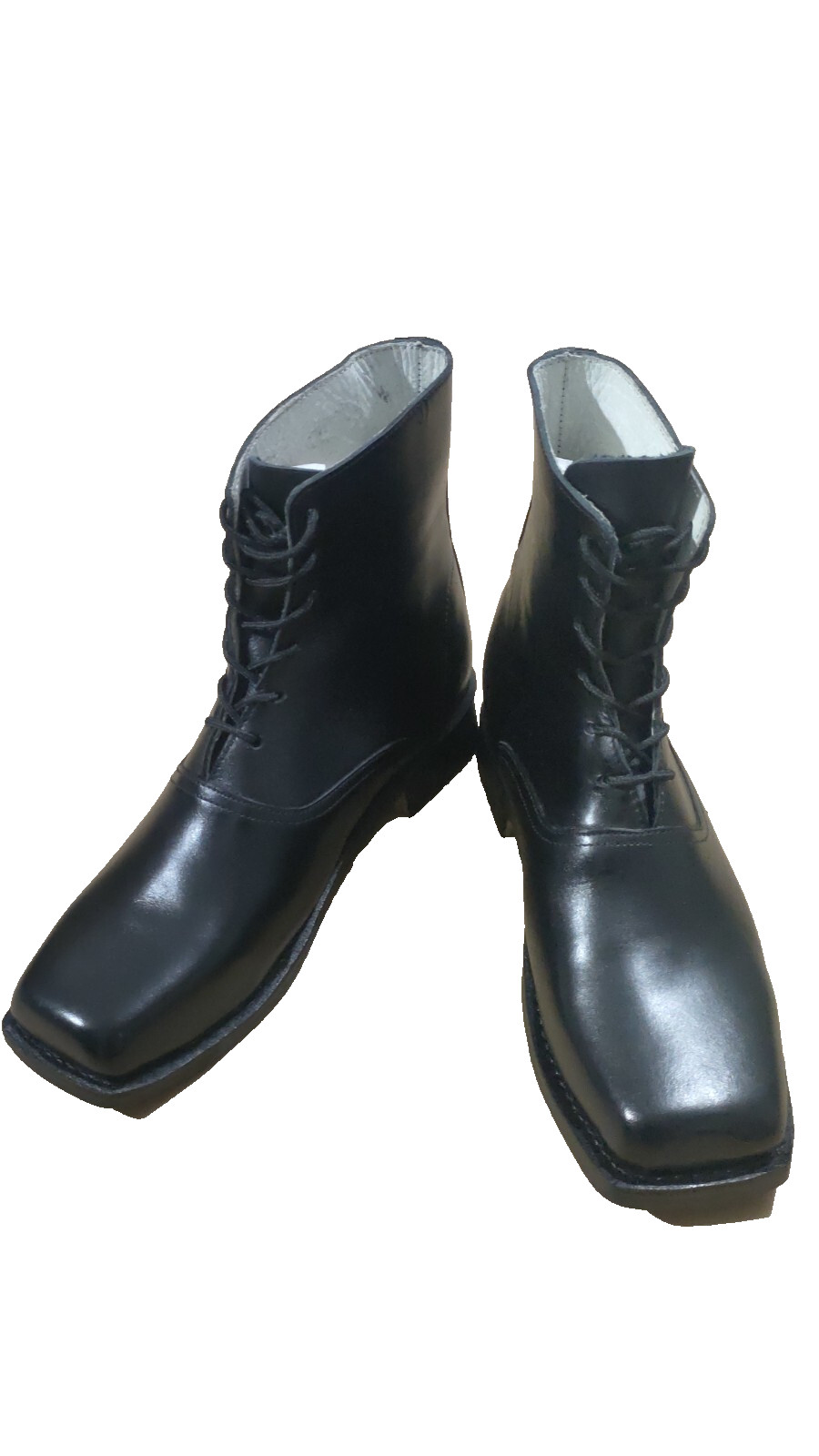 Civil War Jefferson Boot, Handmade Brogan Boot Genuine Cow Hide Leather upper.