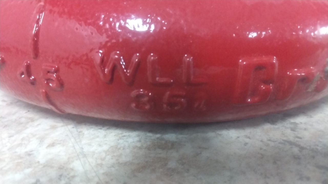 Crosby 1019686 70,000 Lb Working Load Limit Carbon Steel Anchor Shackle