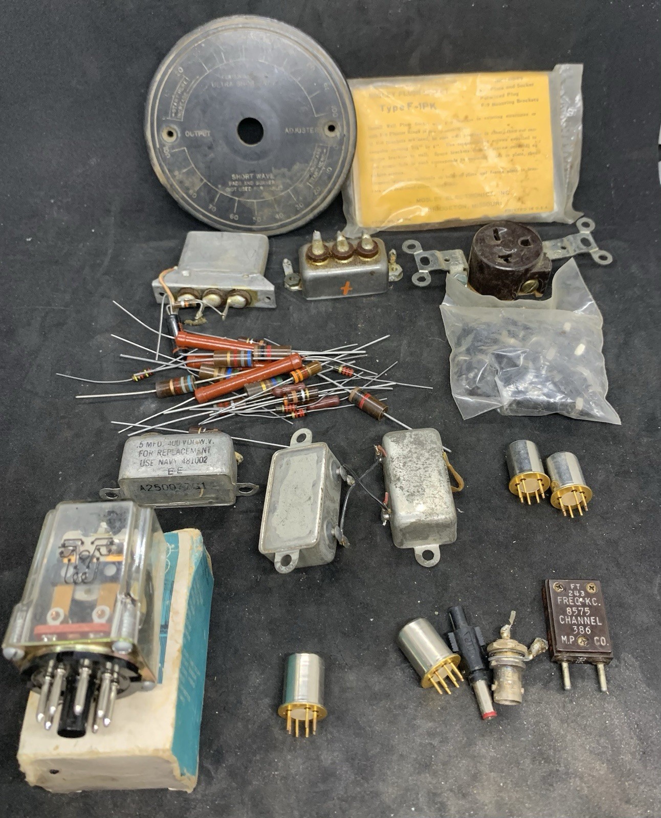 Misc. Radio and Electrical Parts * FROM HAM / ANTIQUE RADIO ESTATE *  (A204)
