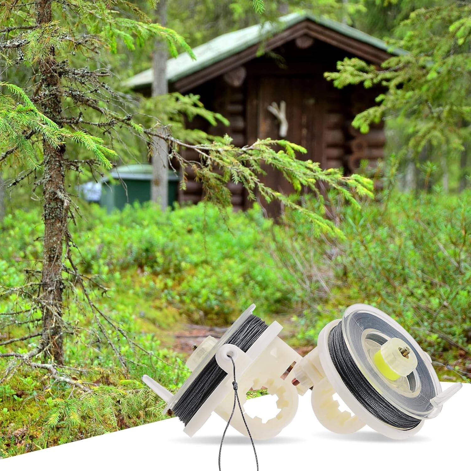 1/2 Pcs Trip Wire Alarm Device 12 Gauge Camping Security Perimeter Trip Alarm Ca