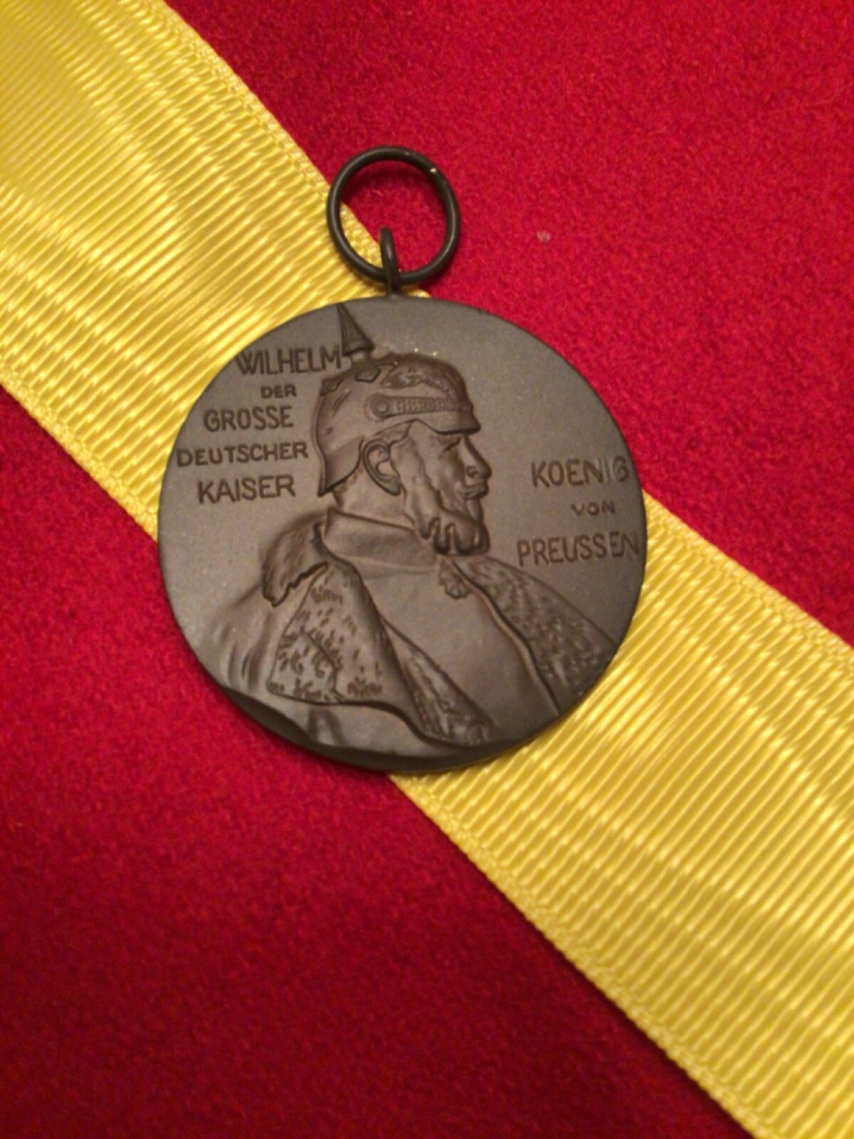 GERMAN IMPERIAL MEDAL KAISER WILHELM MEMORIAL MEDAL - CENTENARY MEDAL - REPLICA