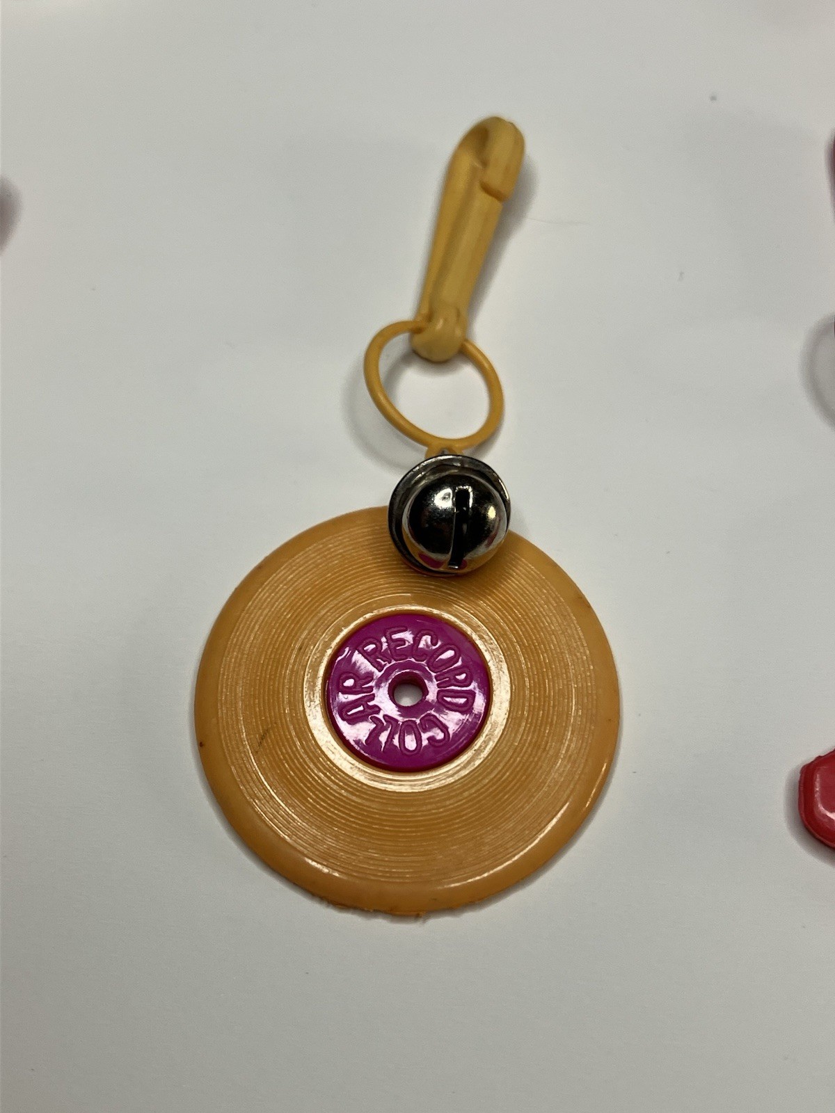 Lot of Vintage 1980s Clip On Charms Plastic Bell Keychains Googly Eye Fish