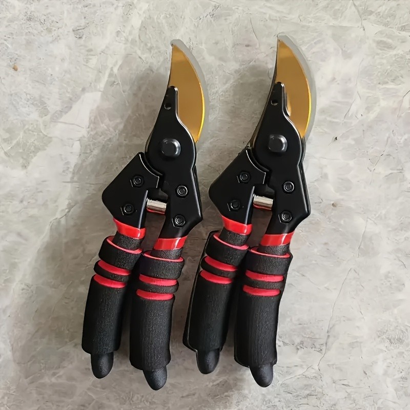 SK-5 Garden Pruning Shears - Heavy Duty for Tree Branch Trimming, Comfort Grip