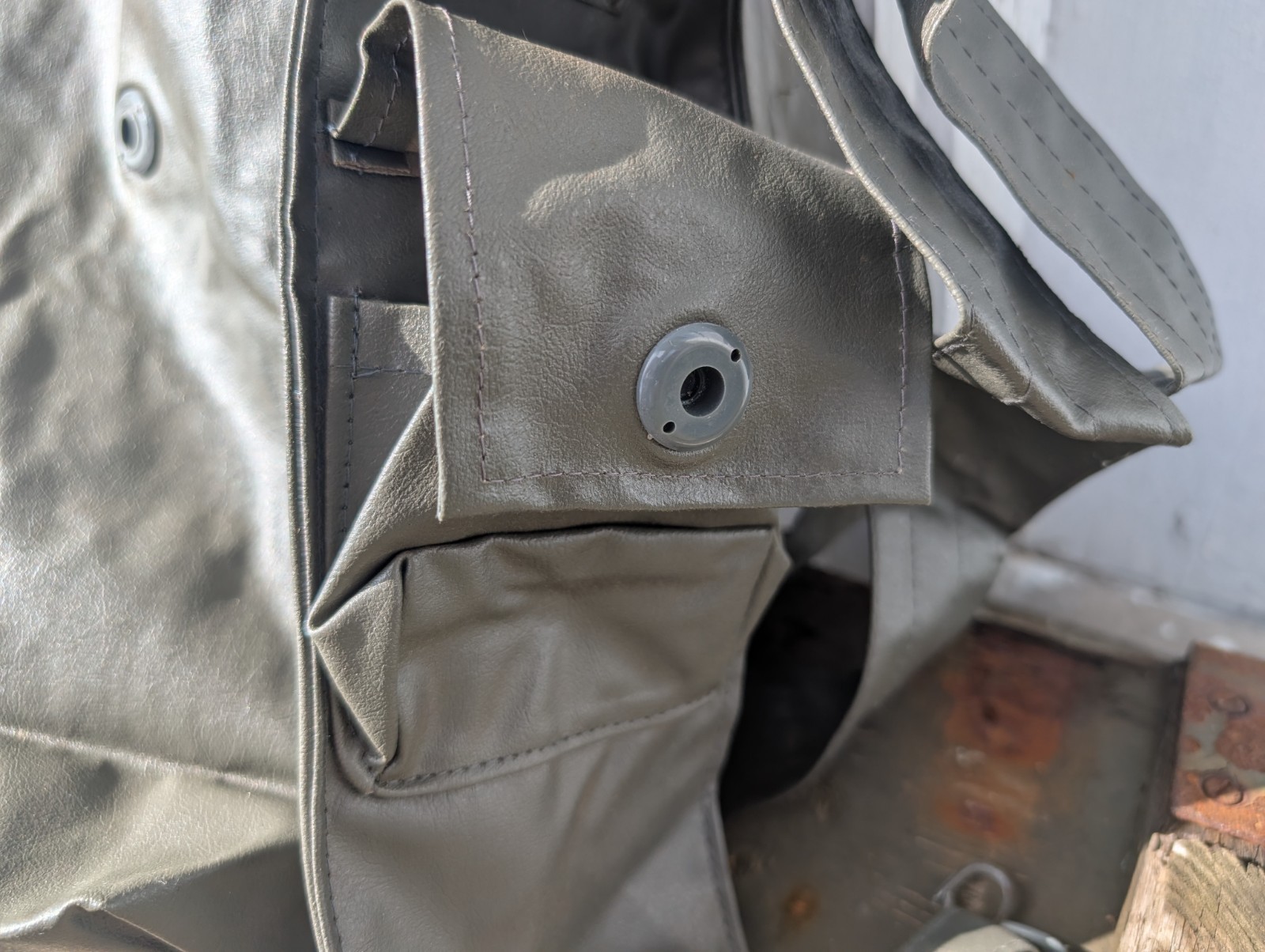 East German 2 Pocket Gas Mask bag