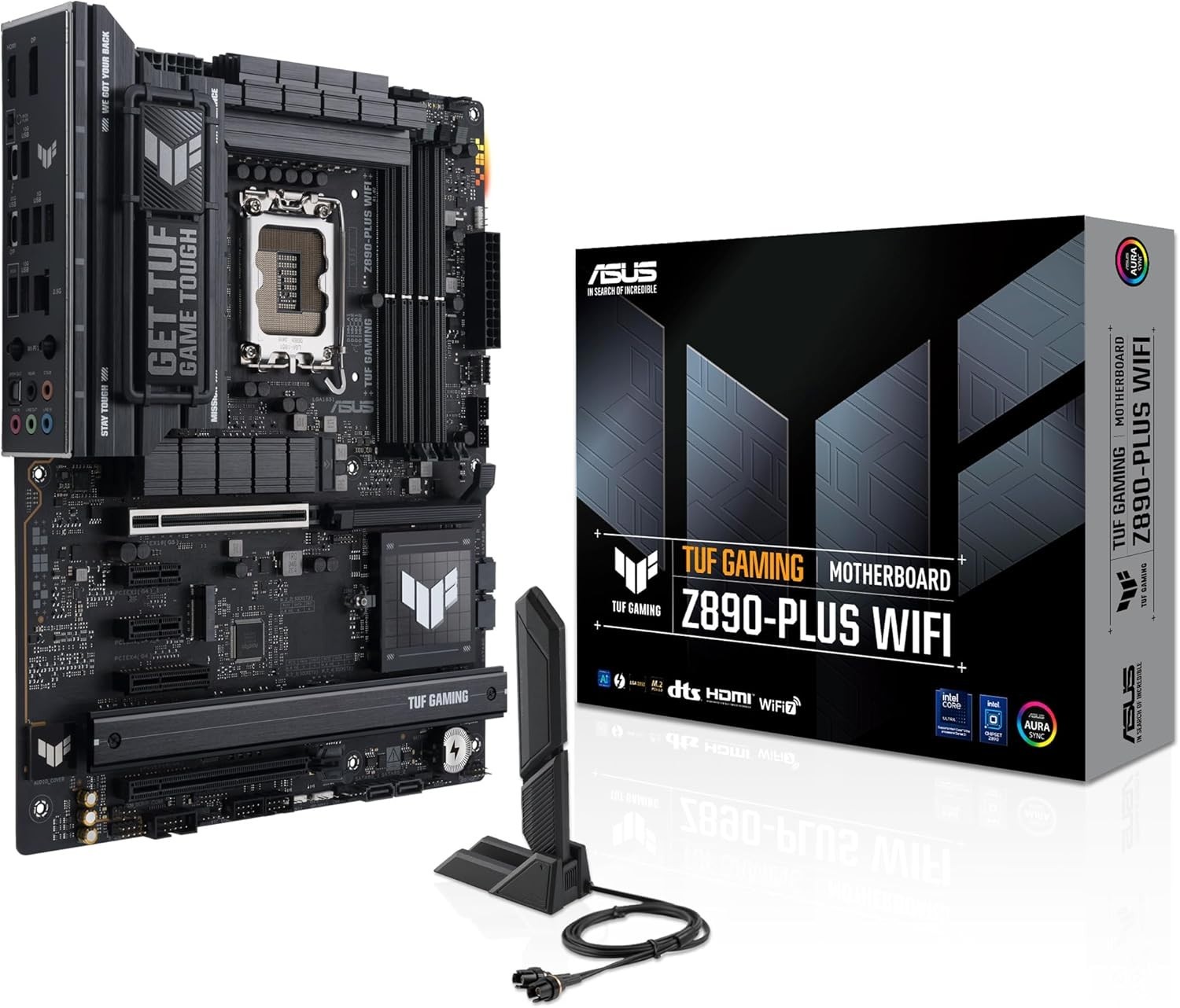 New Asus TUF Gaming Z890-PLUS WIFI LGA 1851 Intel Core Z890 ATX DDR5 Motherboard