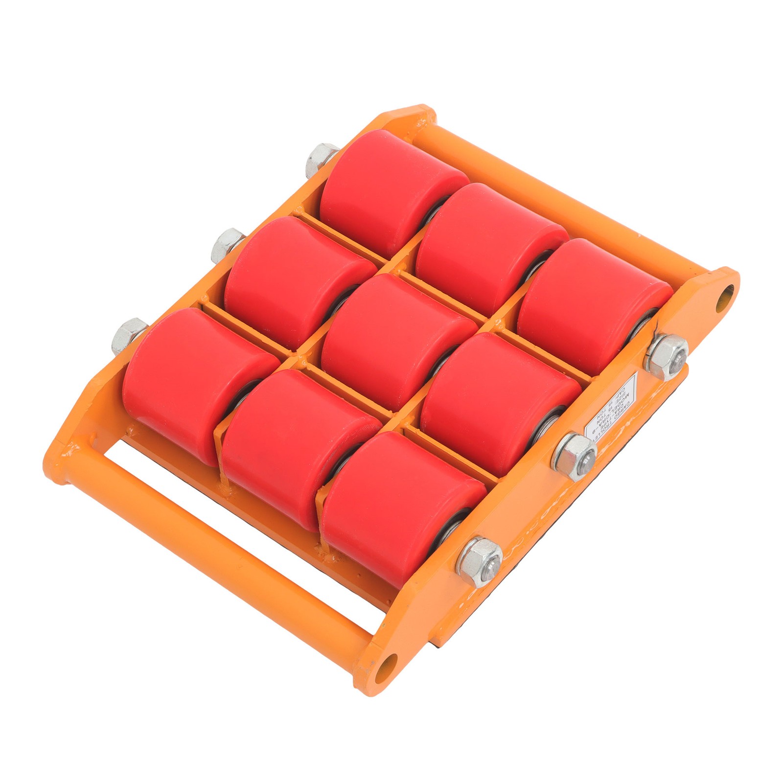 Heavy Duty 15 Ton 33069Lbs Machinery Skate Dolly Mover Roller Cargo Trolley 360°