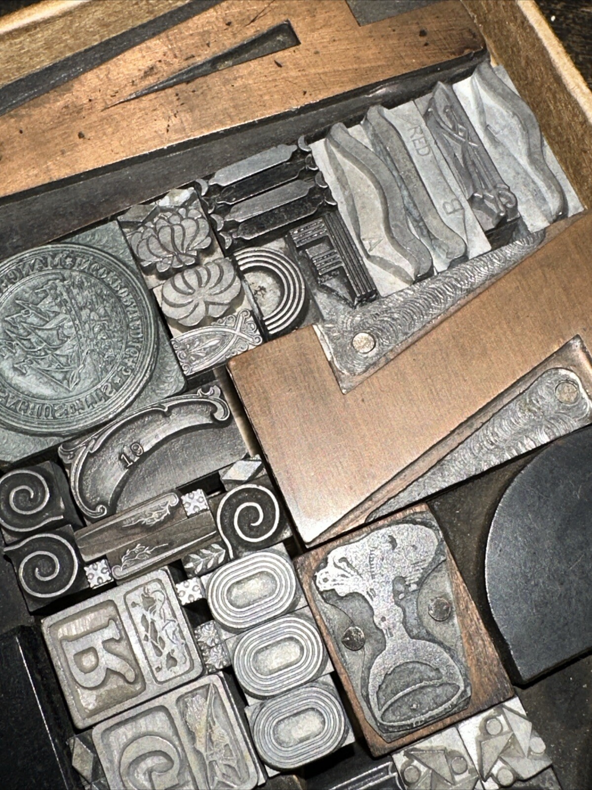 Printing Blocks Ornamentals Borders Dingbats. Wonderful Variety!! #58 Beautiful!