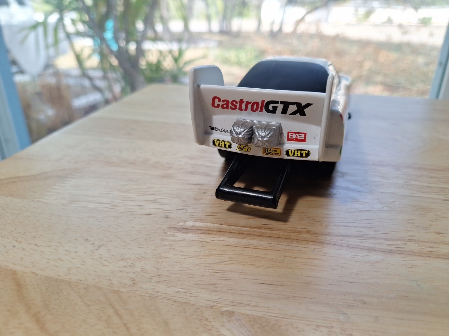 John Force Signed 1997 1/24 Diecast NHRA Winners Circle Funny Car No Fear